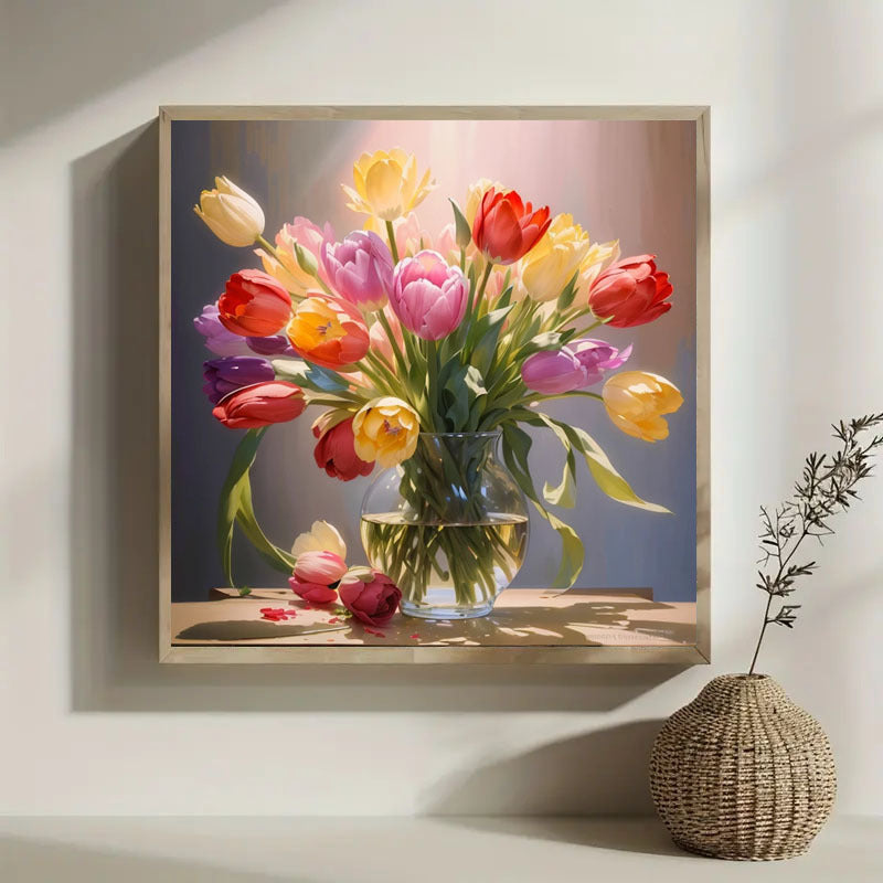 AI62 Decor DIY Diamond Painting Art Kit - Full Round Diamond Set
