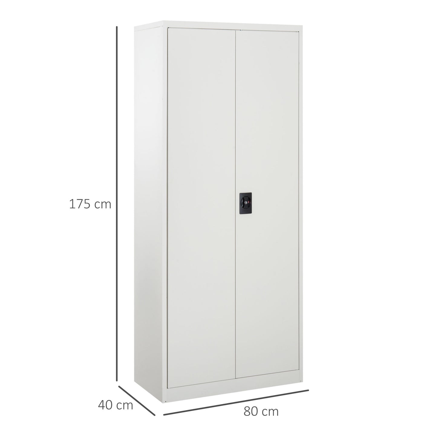 AI62 Decor Tall Vinsetto Filing Cabinet