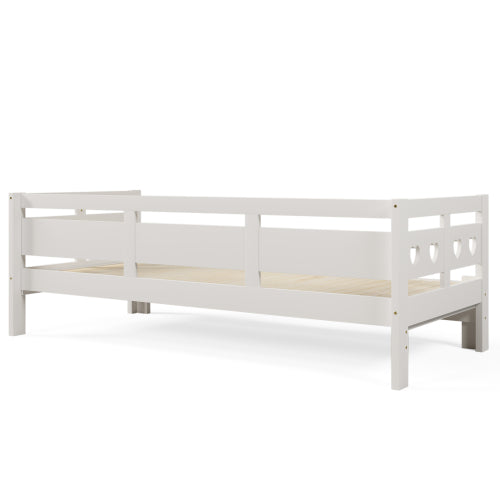 AI62 Decor Heart-Shaped Daybed with Pull-Out Trundle