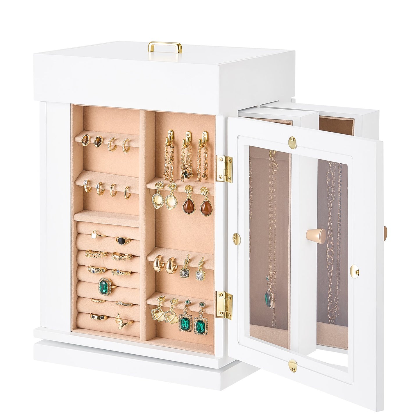 AI62 Decor Jewelry Organizer with Acrylic Window