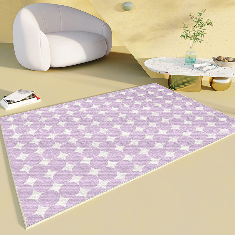 AI62 Decor Checkerboard Rug for Living Room or Cloakroom