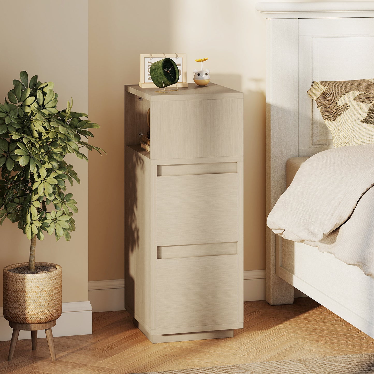AI62 Decor Compact Bedside Cabinet with Storage