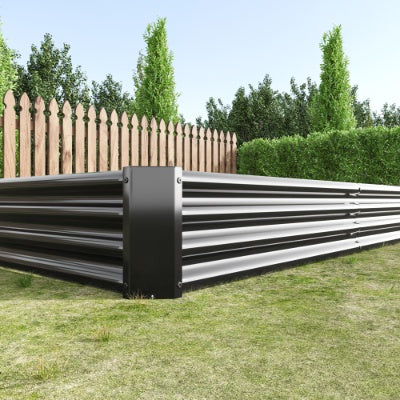 AI62 Decor Metal Raised Garden Bed Kit for Flowers & Vegetables