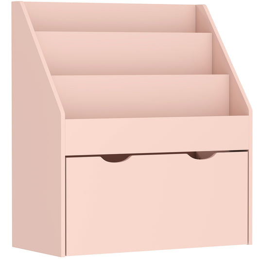 AI62 Decor Kids Bookcase with Shelves & Drawer