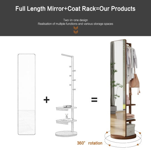 Elegant Full-Length Mirror for Bedroom AI62Decor