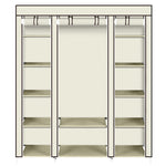5-Layer Non-Woven Wardrobe with 12 Compartments AI62Decor