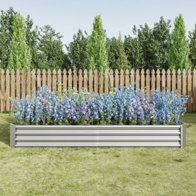 AI62 Decor Metal Raised Garden Bed Kit for Flowers & Vegetables