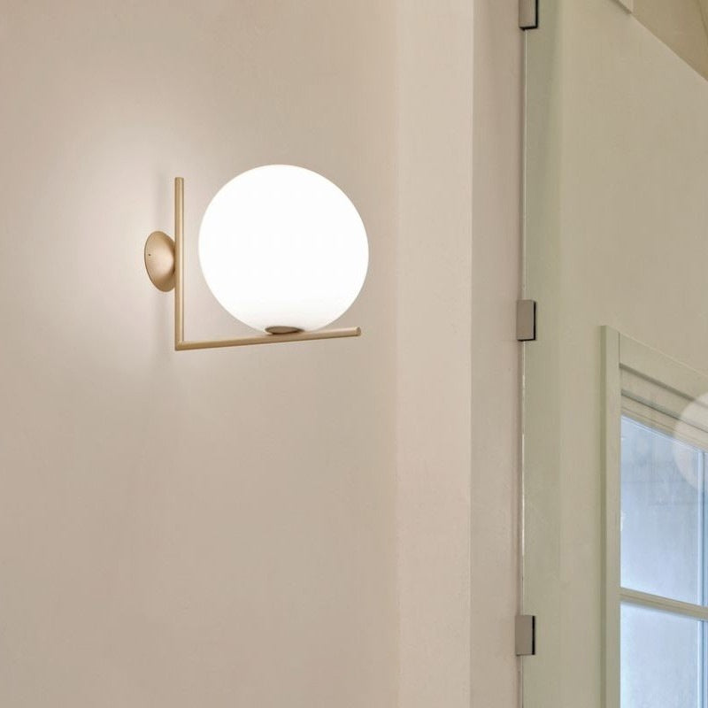 AI62 Decor Modern Glass Wall Lamp for Bedroom & Hallway