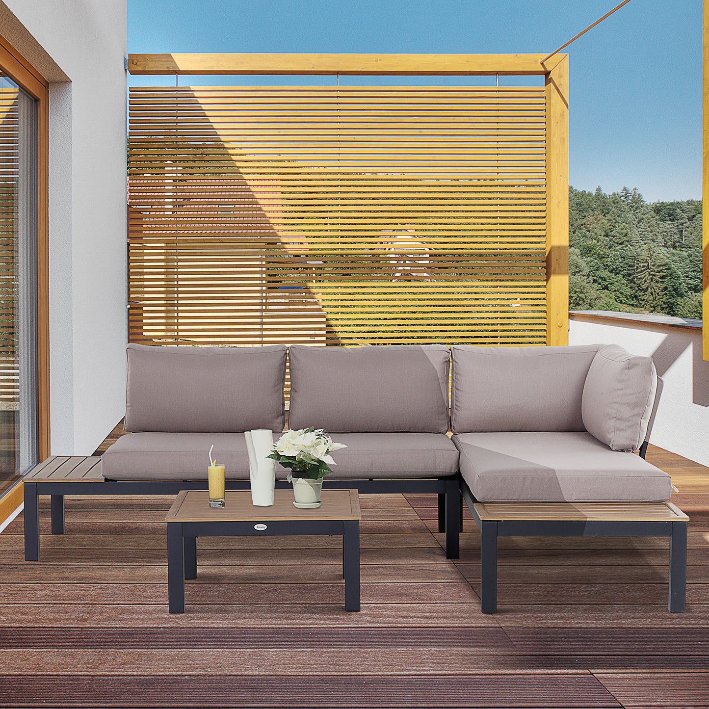 AI62 Decor 3-Piece Outdoor Garden Furniture Set