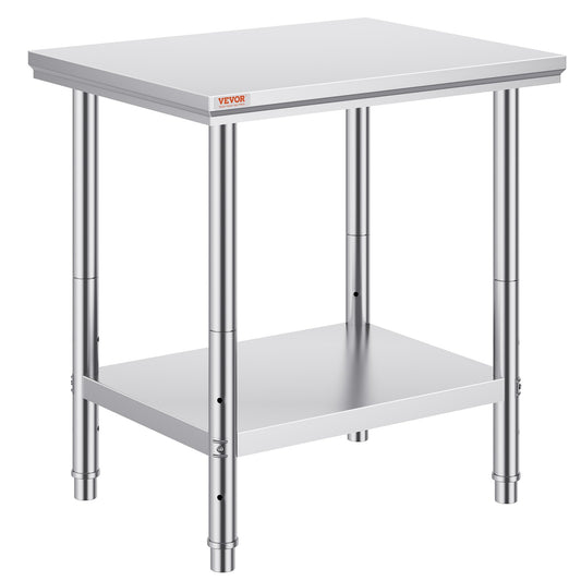 AI62 Decor NSF Stainless Steel Work Table 24x30x32