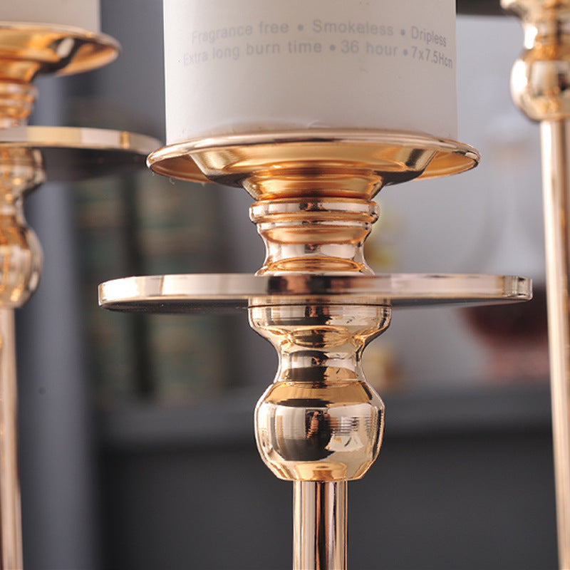 AI62 Decor Elegant Metal Candlestick Holder