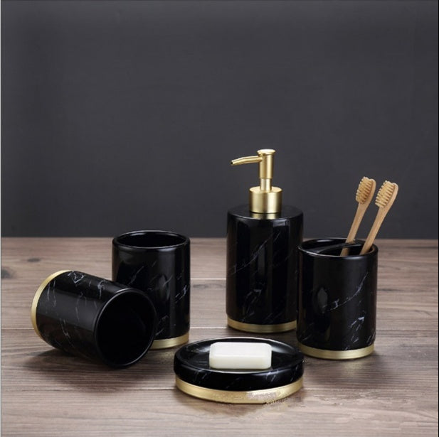Luxury Ceramic Bathroom Set - High-End Essentials AI62Decor