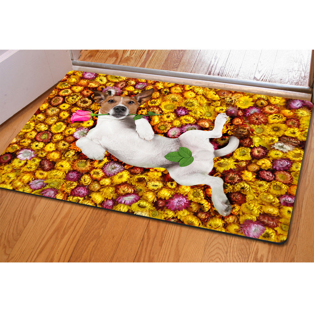 AI62 Decor Multi-Purpose Dining & Door Mat with Creative Prints