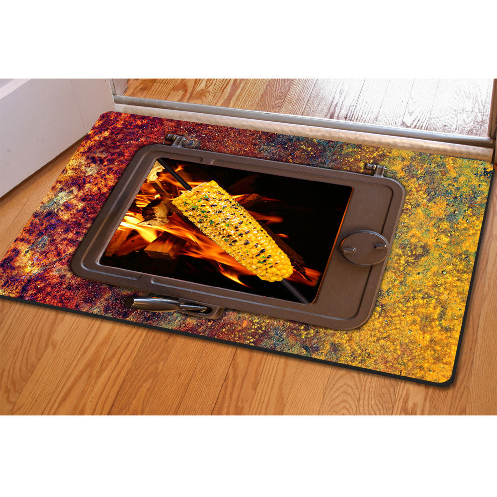 AI62 Decor Multi-Purpose Dining & Door Mat with Creative Prints