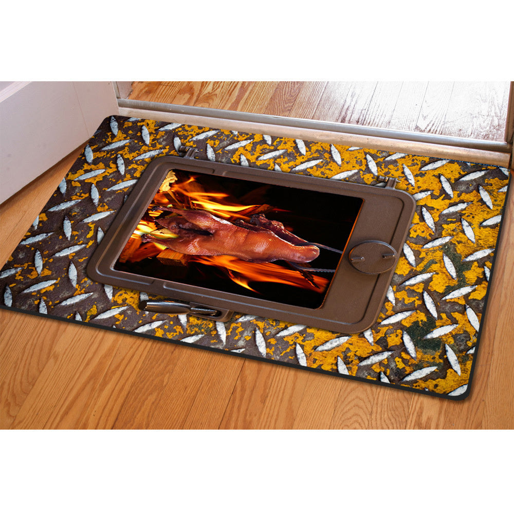 AI62 Decor Multi-Purpose Dining & Door Mat with Creative Prints