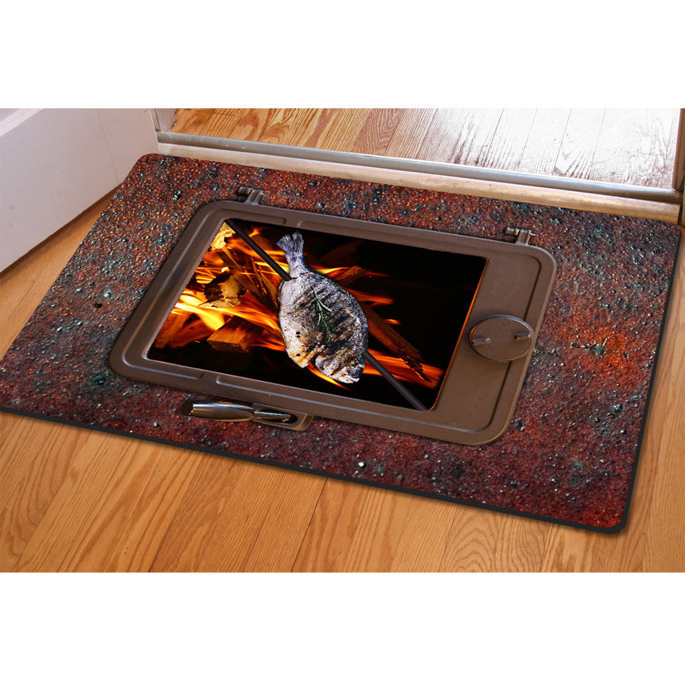 AI62 Decor Multi-Purpose Dining & Door Mat with Creative Prints