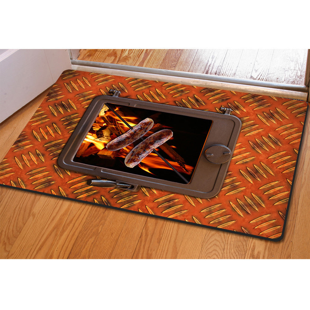 Multi-Purpose Dining & Door Mat with Creative Prints AI62Decor
