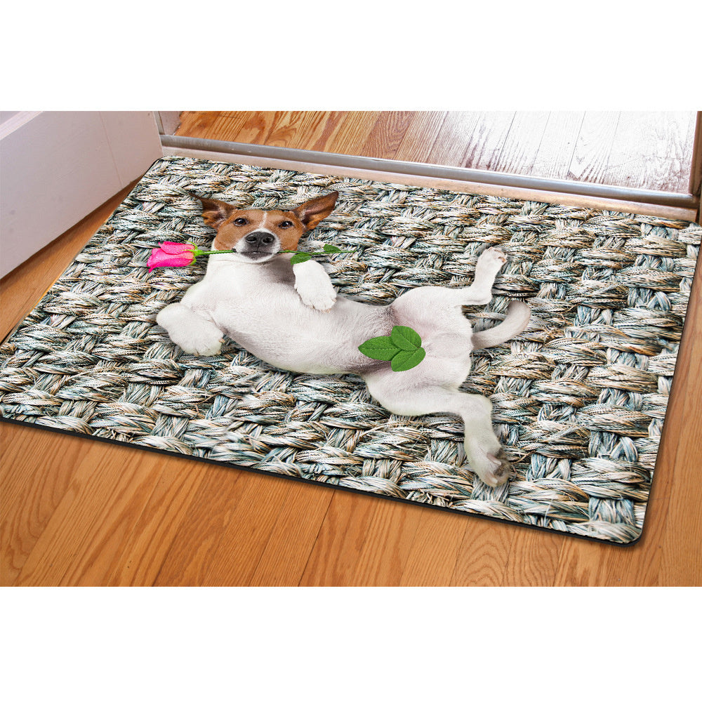 Multi-Purpose Dining & Door Mat with Creative Prints AI62Decor