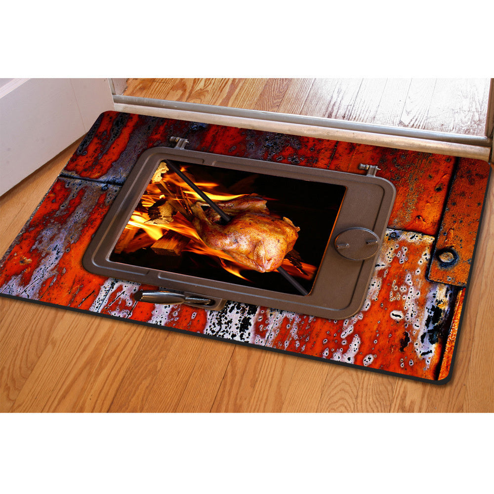 Multi-Purpose Dining & Door Mat with Creative Prints AI62Decor