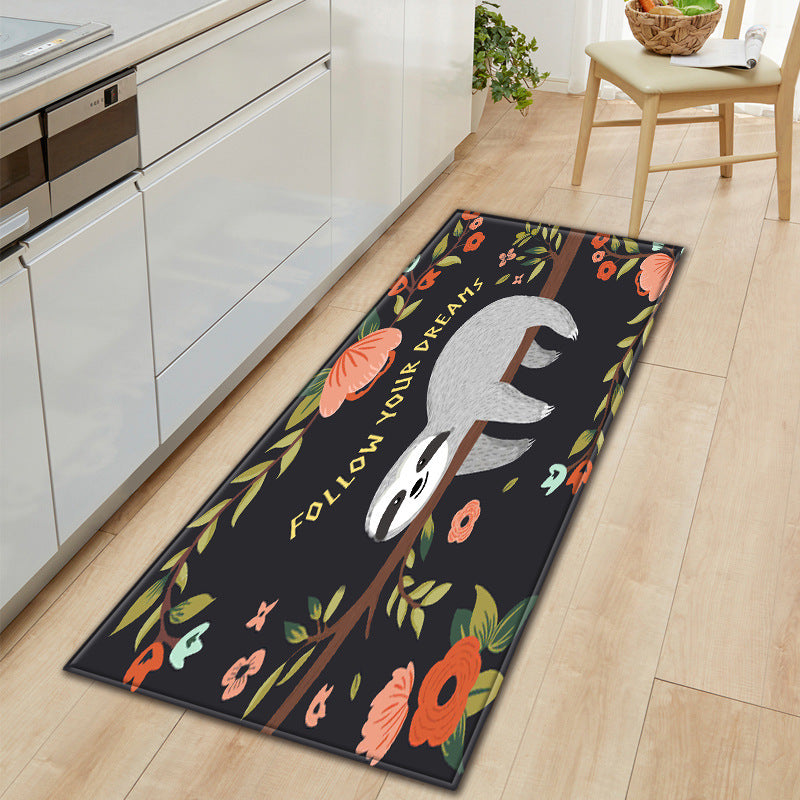 AI62 Decor 3D Printed Anti-Slip Washable Kitchen & Door Mat