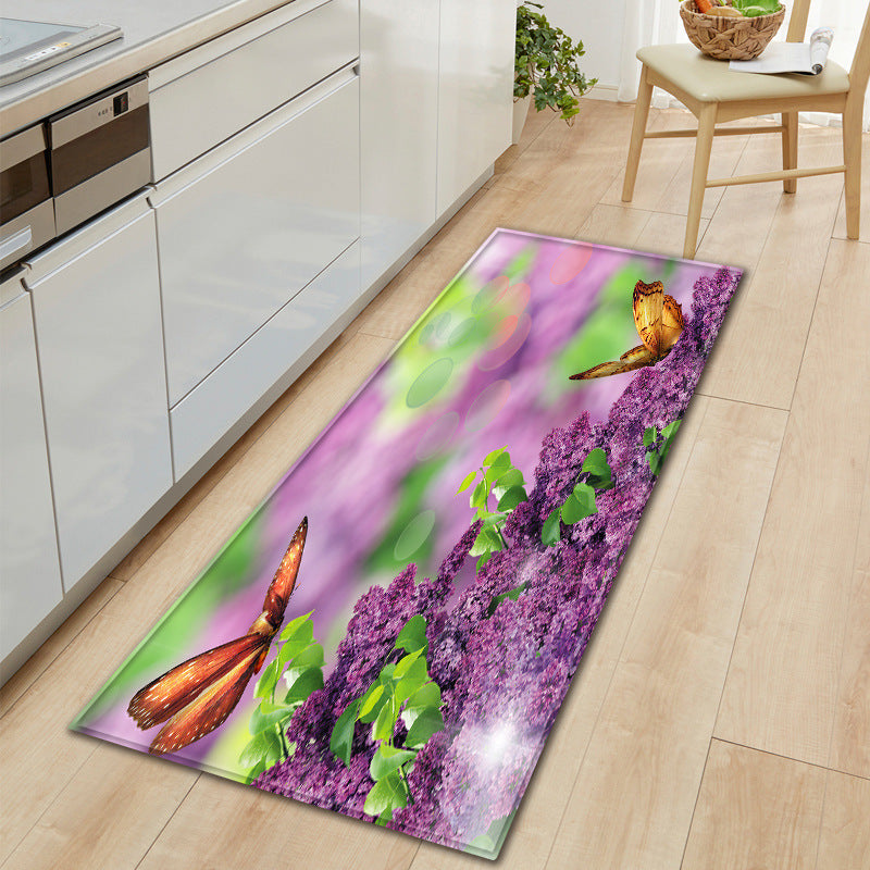 AI62 Decor 3D Printed Anti-Slip Washable Kitchen & Door Mat