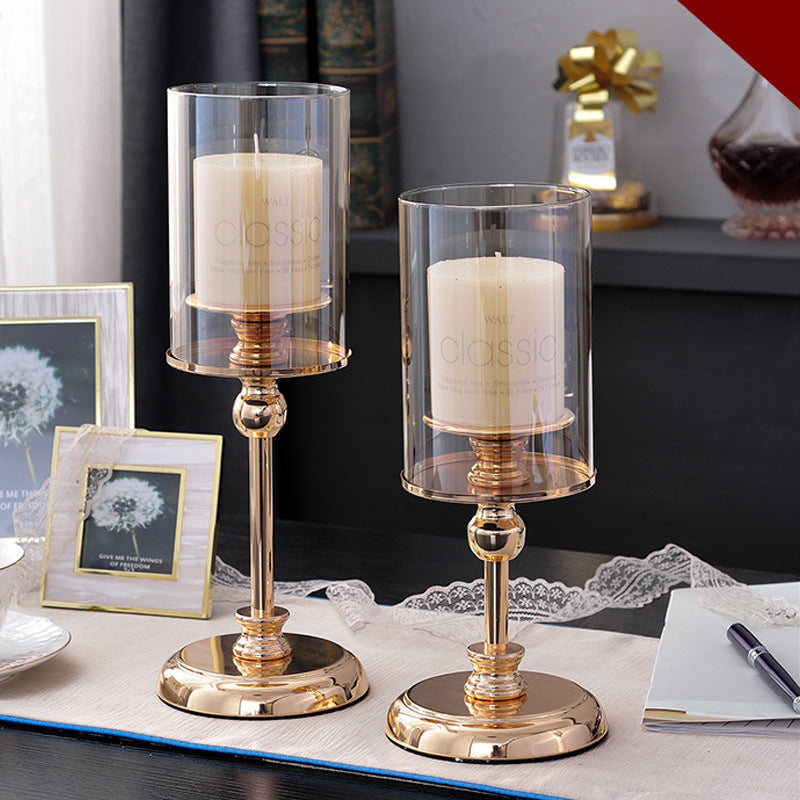 AI62 Decor Elegant Metal Candlestick Holder
