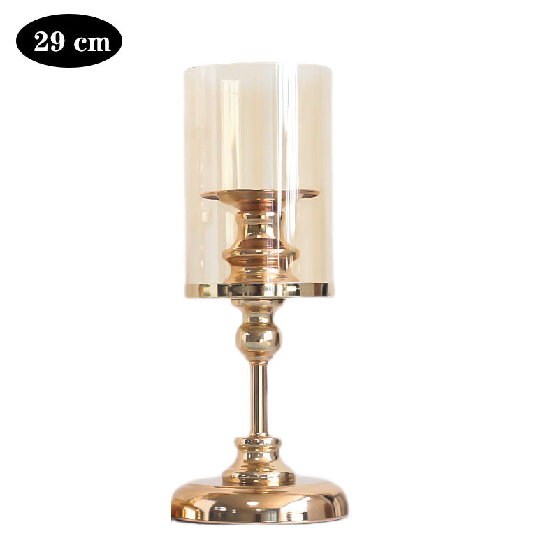 AI62 Decor Elegant Metal Candlestick Holder