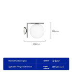 Modern Glass Wall Lamp for Bedroom & Hallway AI62Decor