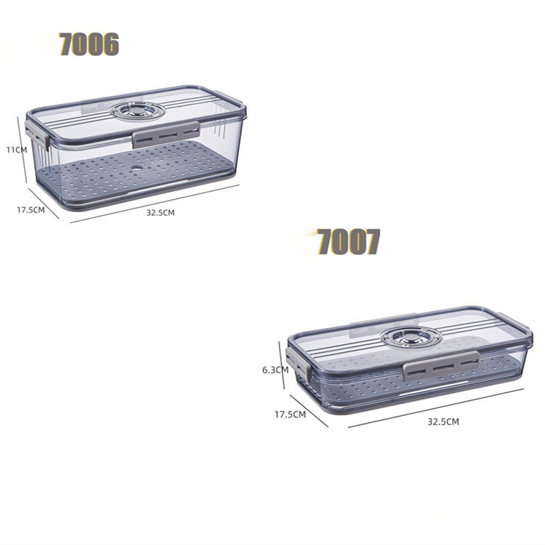 AI62 Decor Transparent Refrigerator Storage Box - Food Grade PET