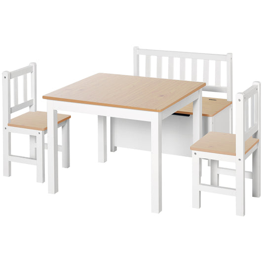 AI62 Decor 4-Piece Kids Table & Chair Set with 2 Chairs