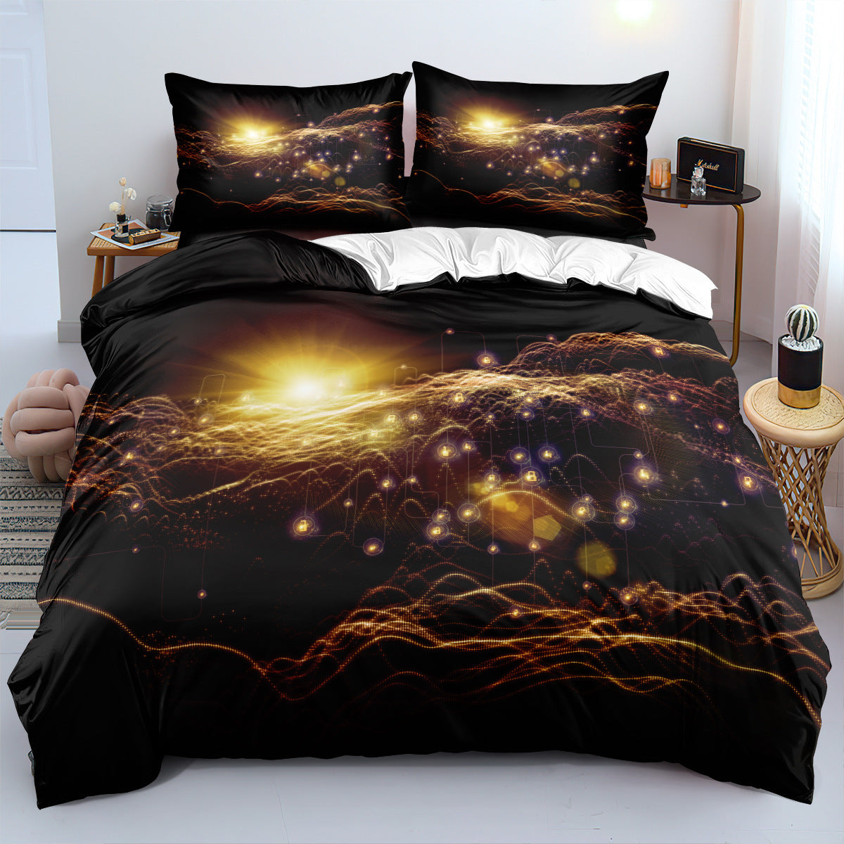 Digital Printed 3-Piece Bedding Set AI62Decor