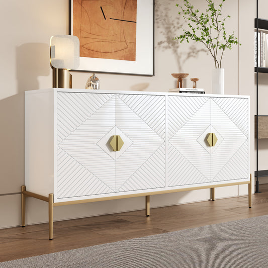 AI62 Decor  Modern Storage Sideboard Cabinet 162x40x80cm