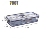 Transparent Refrigerator Storage Box - Food Grade PET AI62Decor