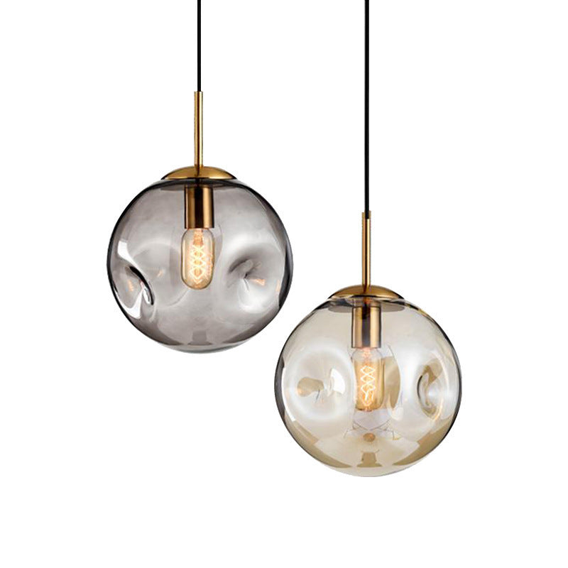 AI62 Decor Creative Glass & Iron Chandelier for Restaurants