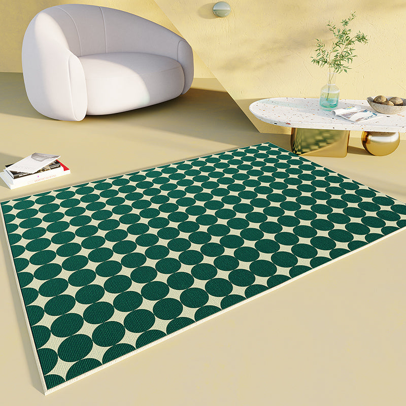 AI62 Decor Checkerboard Rug for Living Room or Cloakroom