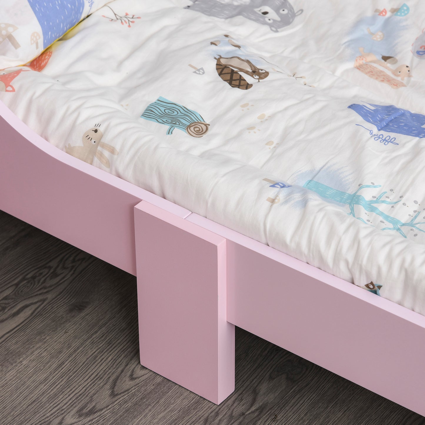 AI62 Decor Kids Princess Toddler Bed – Safety Side Rails