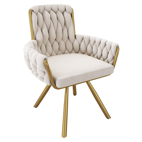 AI62 Decor Velvet Swivel Dining Chair