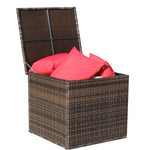 Wicker Patio Furniture Storage Box AI62Decor