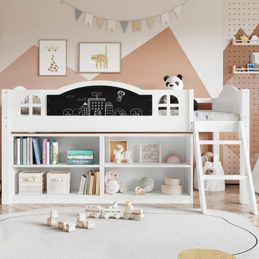 AI62 Decor Staircase Bunk Bed with Storage for Kids & Family
