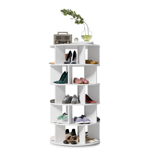 AI62 Decor 5-Tier Rotatable Shoe Rack