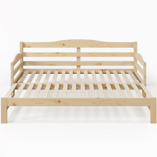 AI62 Decor Single Daybed with Pull-Out Trundle – 90 x 190 cm