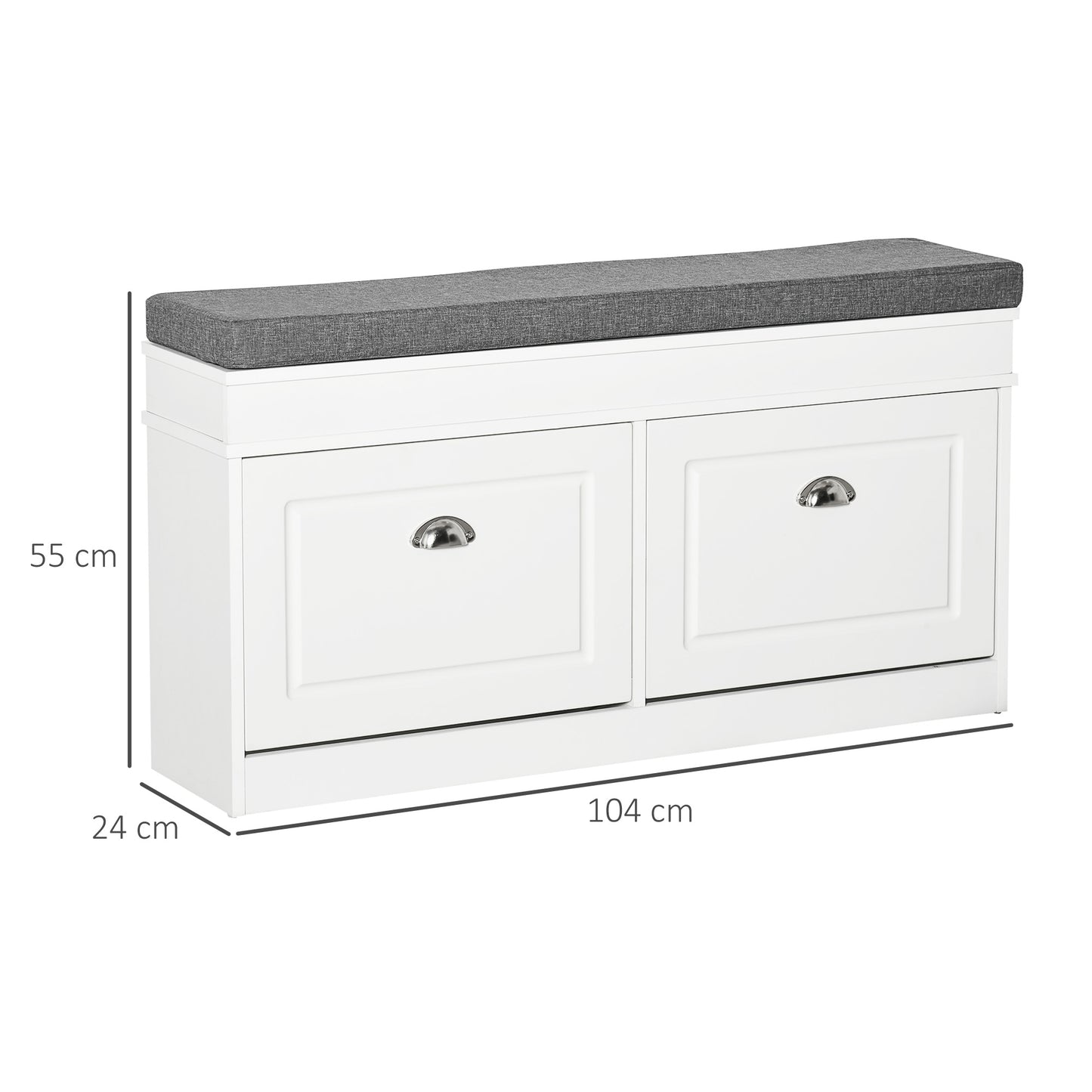 AI62 Decor Shoe Cabinet with Seat Cushion
