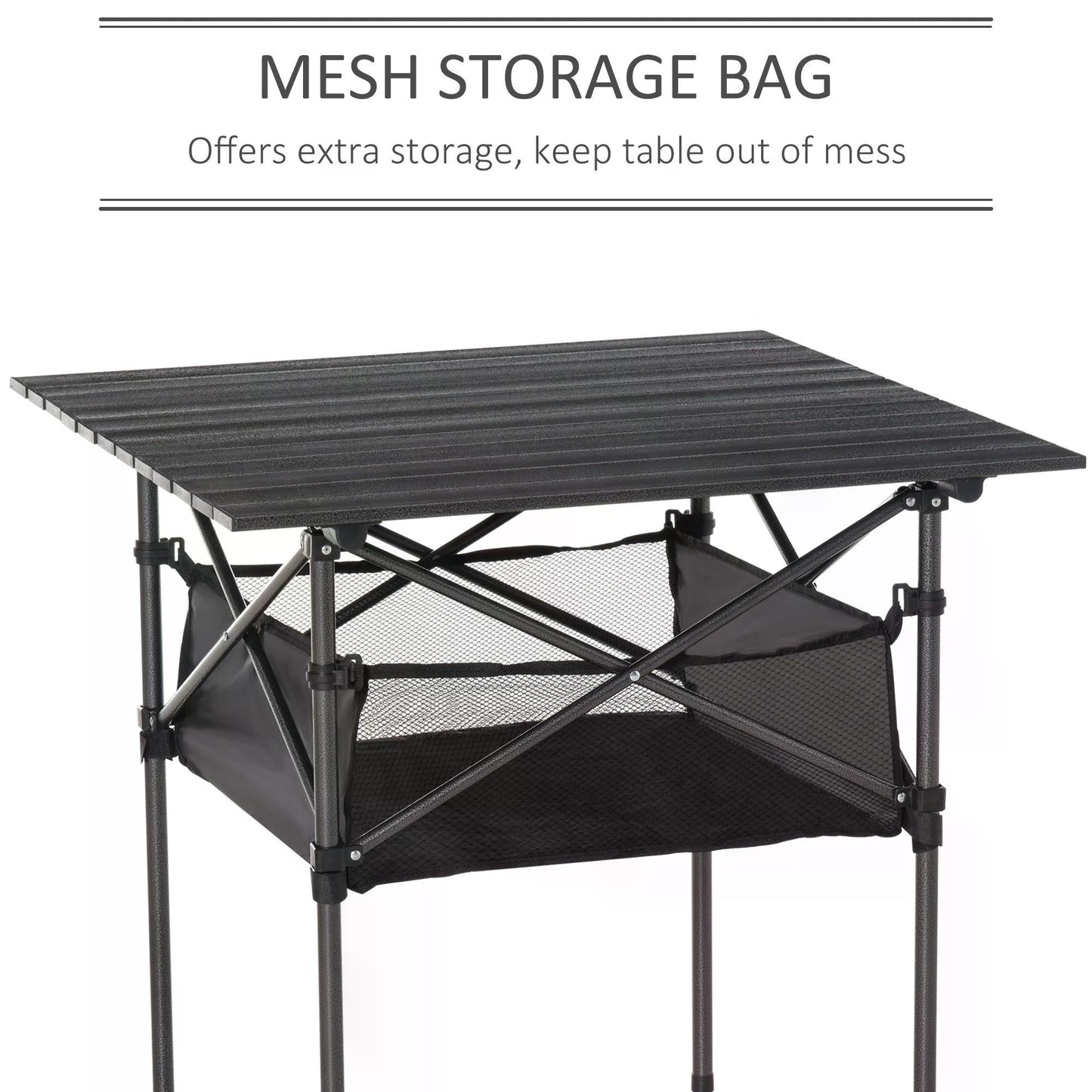 AI62 Decor Folding Camping Table with Carry Bag – Portable Outdoor Use