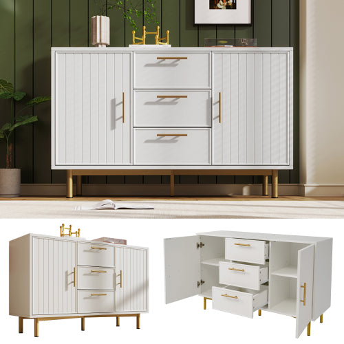 AI62 Decor White Sideboard Cabinet