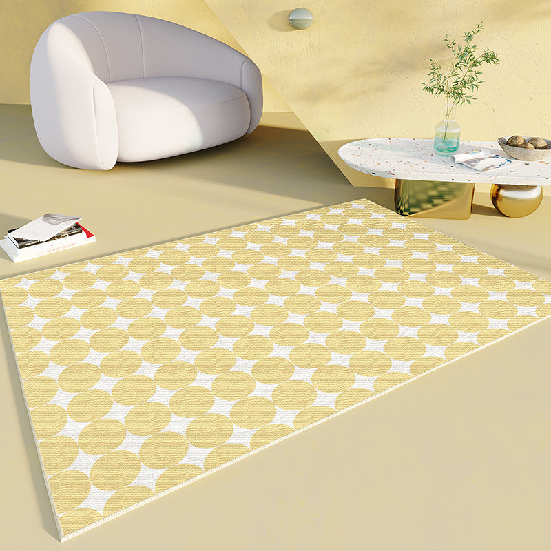 AI62 Decor Checkerboard Rug for Living Room or Cloakroom