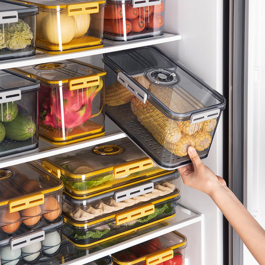 AI62 Decor Transparent Refrigerator Storage Box - Food Grade PET