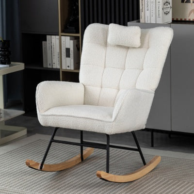 AI62 Decor Rocking Recliner Chair with Cushion – Cozy Lounger