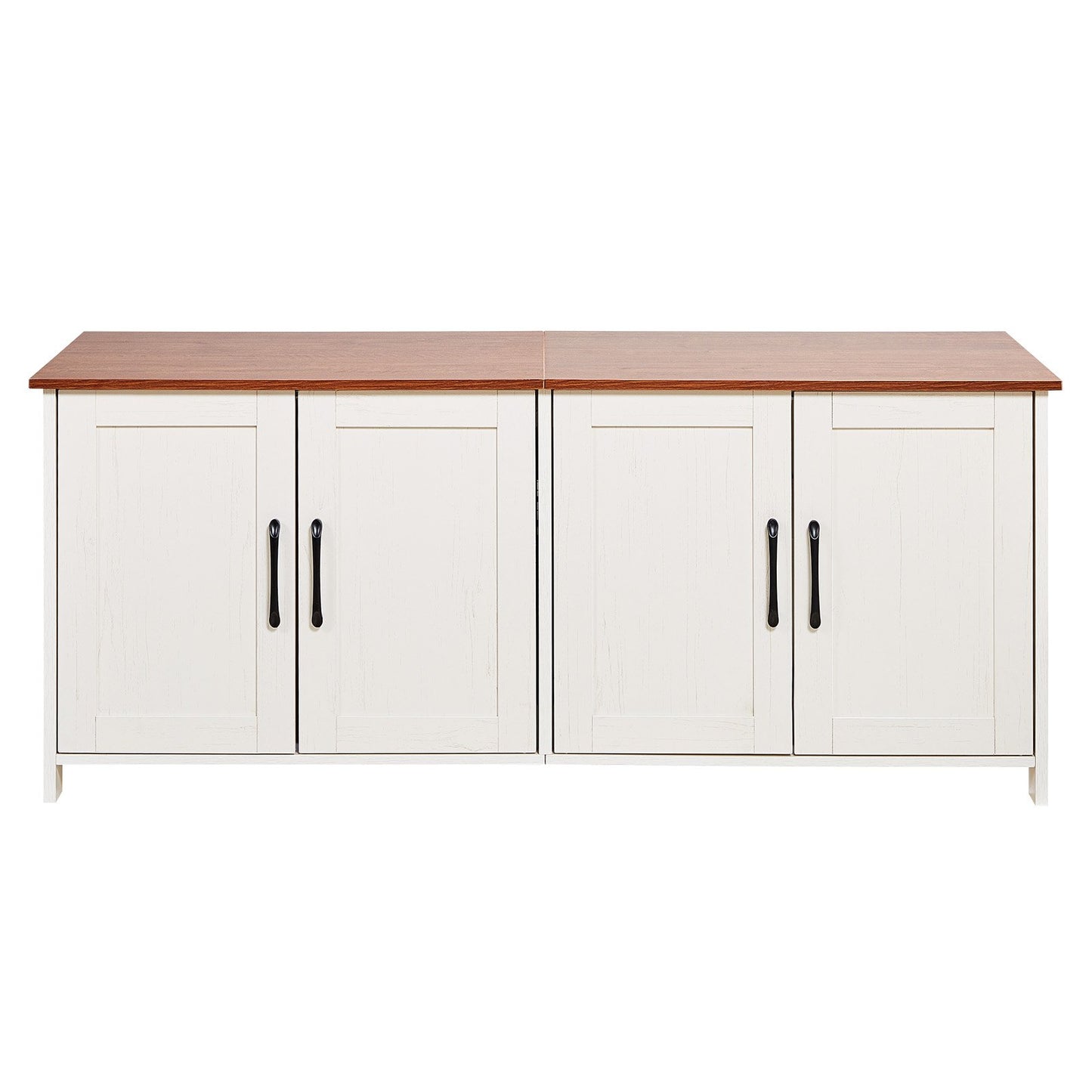 AI62 Decor Wooden Cat Litter Box Cabinet