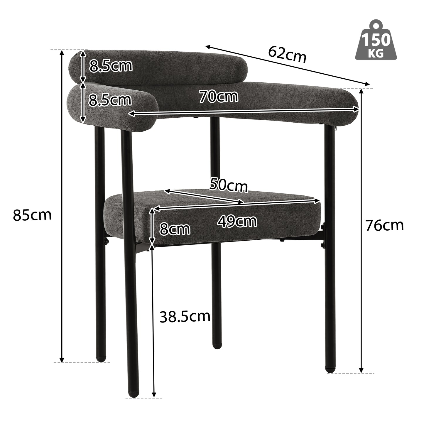 AI62 Decor  Modern Velvet Dining Chairs