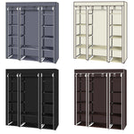 5-Layer Non-Woven Wardrobe with 12 Compartments AI62Decor